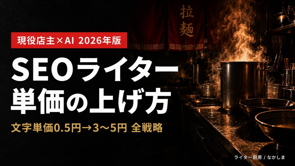SEOライター 単価