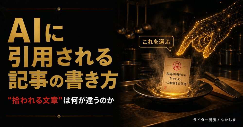 AI 引用される 記事