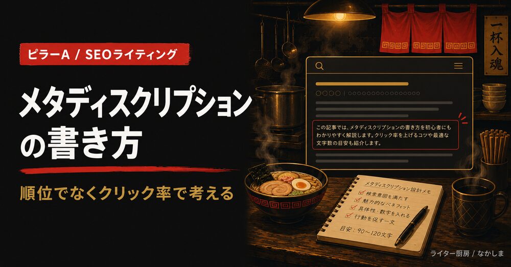 SEO メタディスクリプション