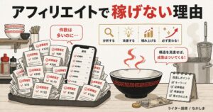 アフィリエイト 稼げない